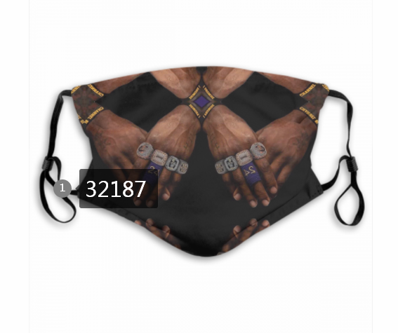 NBA 2020 Los Angeles Lakers37 Dust mask with filter